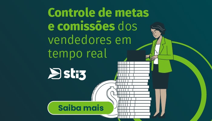 controle de metas e comissões